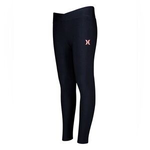 Hurley Kids Black and Pink Leggings NWT